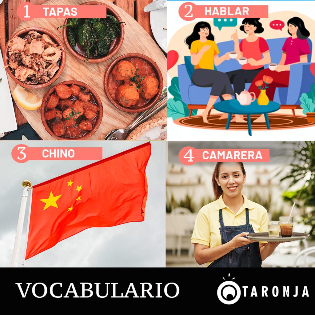 Ejercicio de dictado: A1 Soy camarera 2